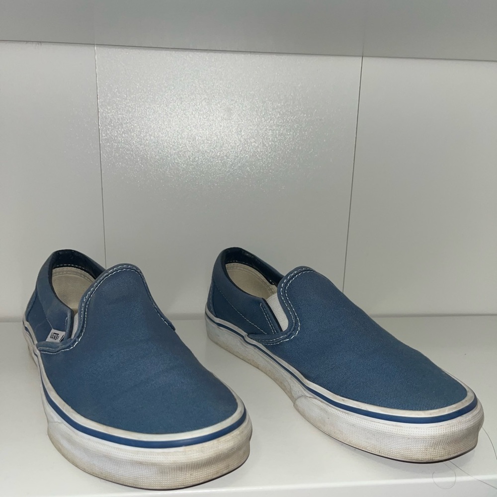Vans Blue Classic Slip On - Picture 7 of 8